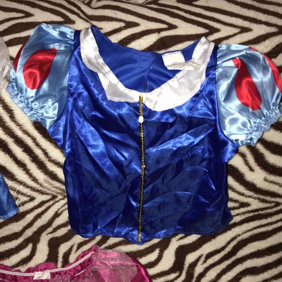 Disney Princess costumes 2 tops one skirt size 4-6X - Picture 3 of 9